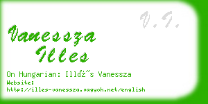vanessza illes business card